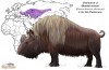 Elasmotherium sibiricum (Fischer v. Waldheim) distribution by M. Karala