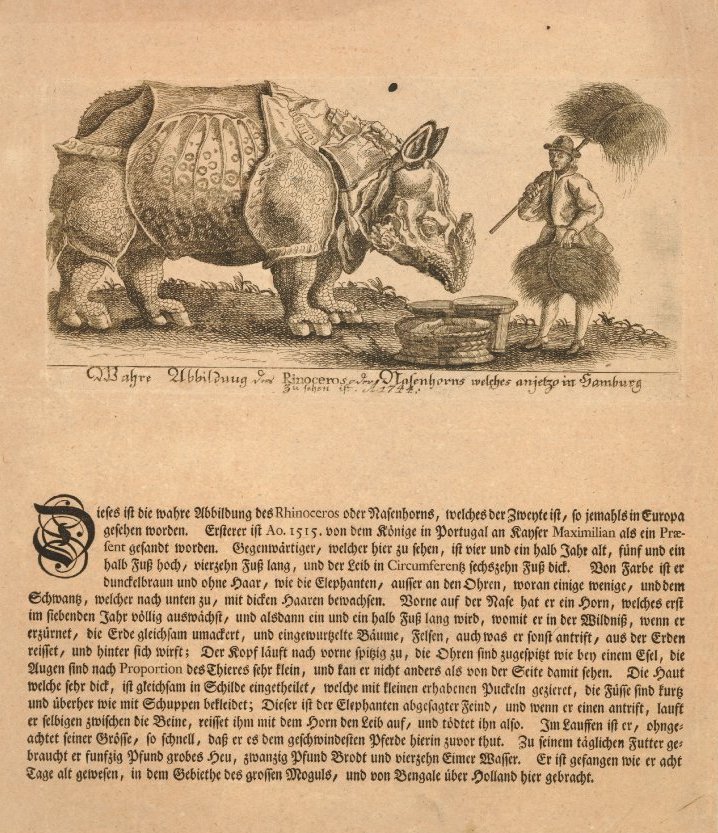 1744 Hamburg broadsheet