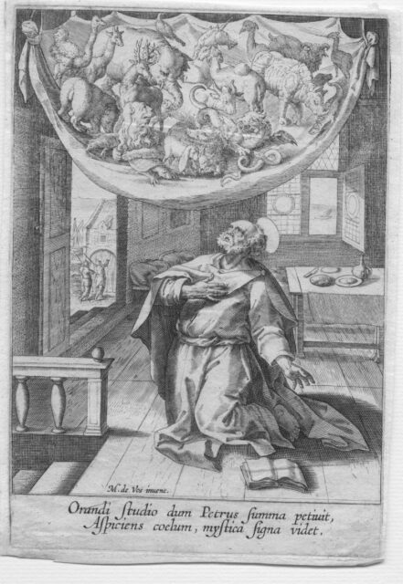 De Vos 1585 Vision of St Peter