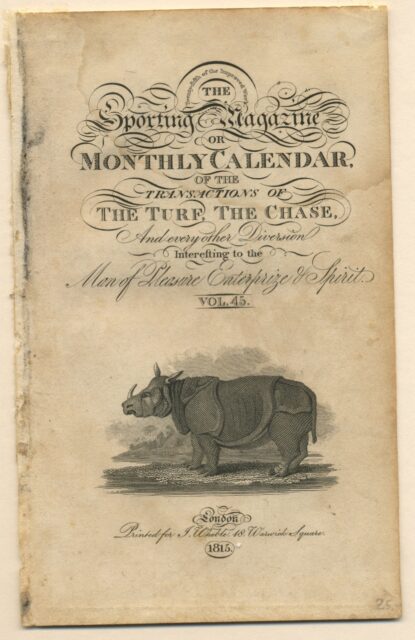 The Sporting Magazine