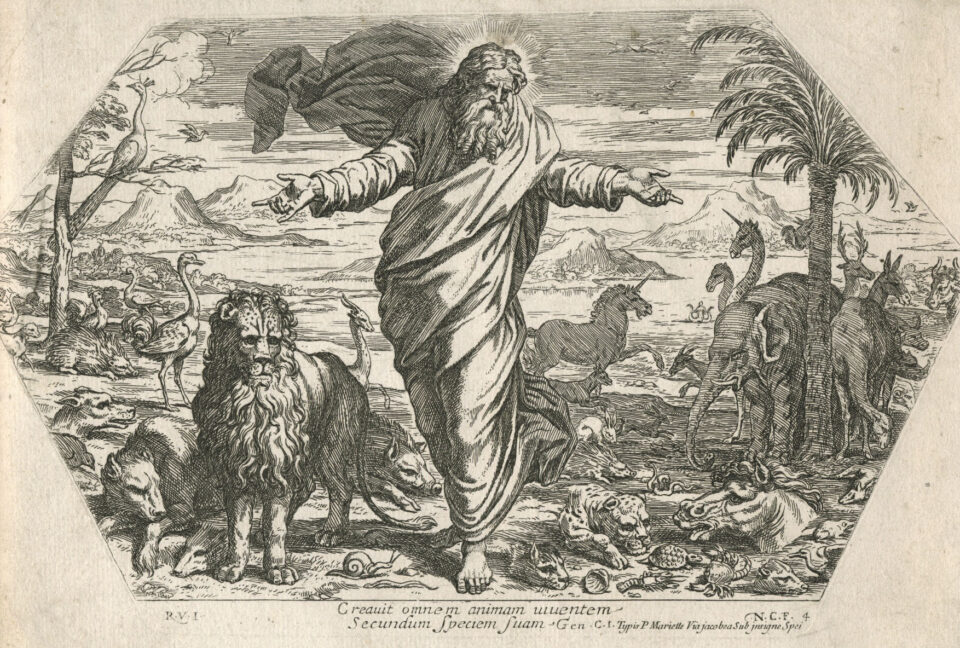 P. Mariette copy of Raphael fresco