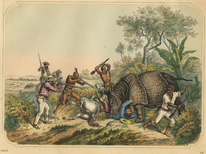 Hunting scene