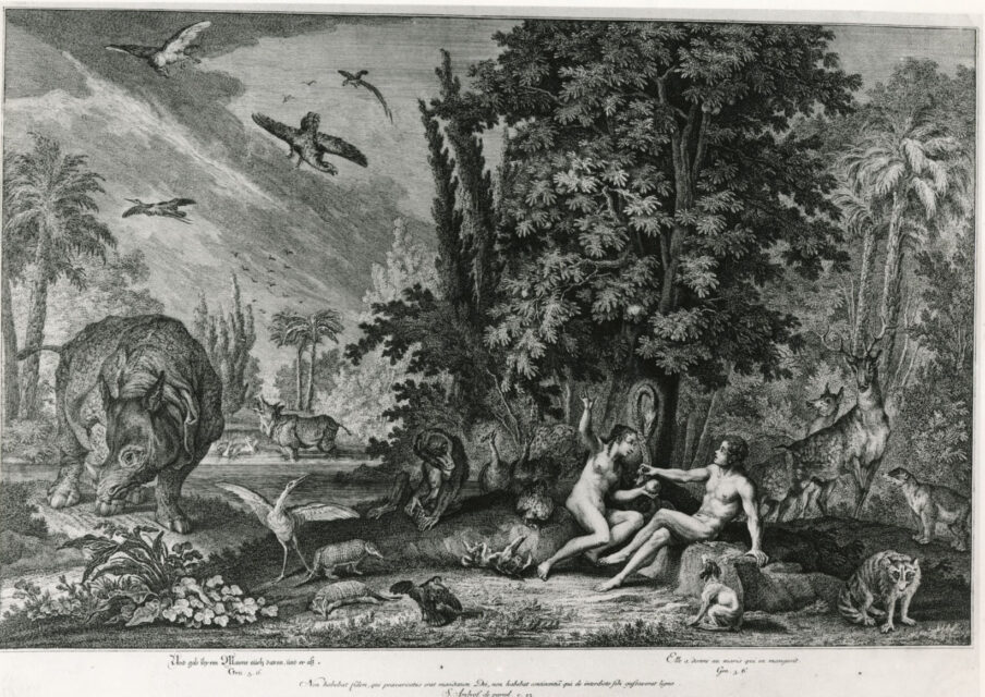 J.E. Ridinger Paradise scene