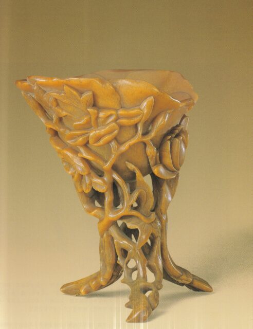 Rhino horn cup
