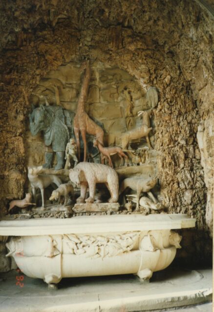 Relief sculpture in Medici garden