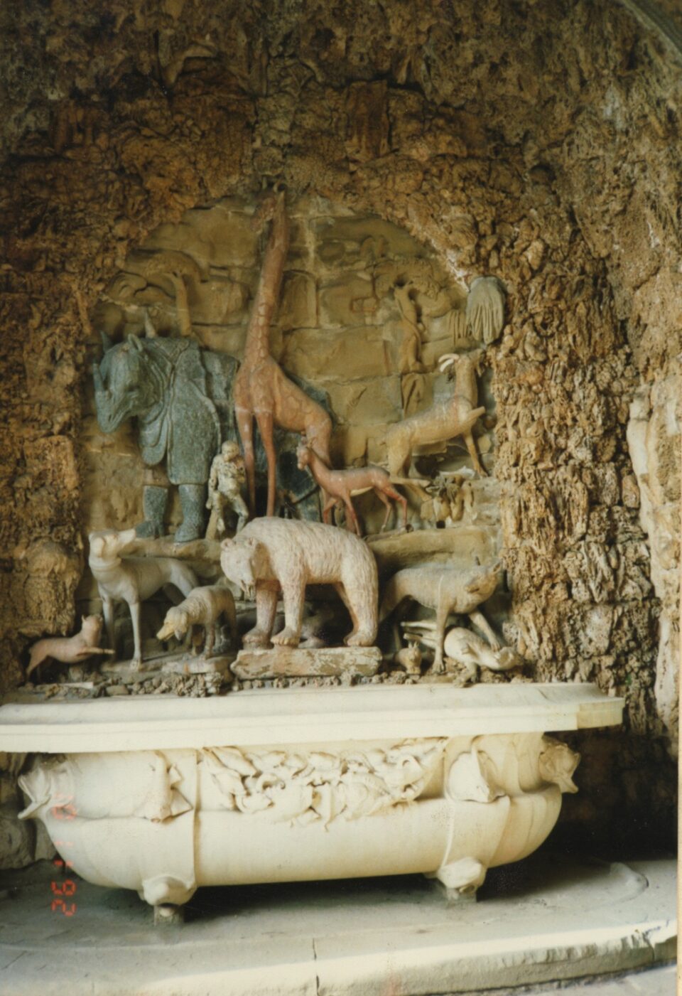 Relief sculpture in Medici garden