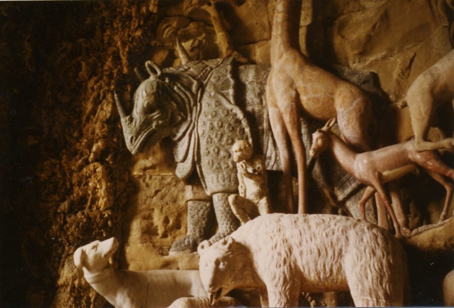 Relief sculpture in Medici garden