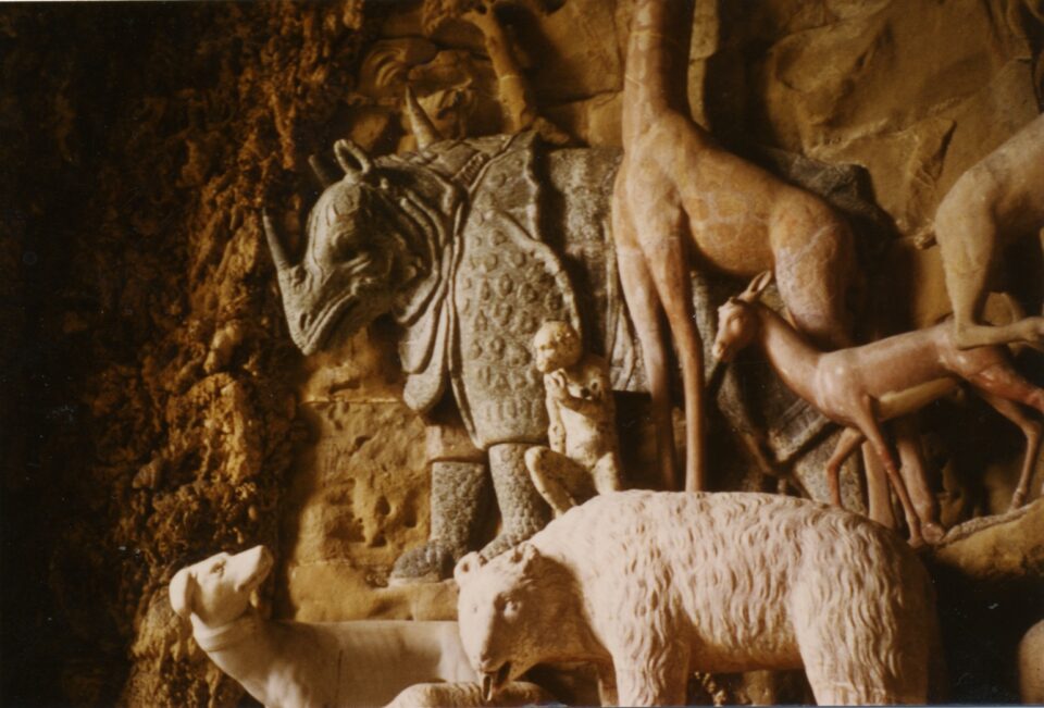 Relief sculpture in Medici garden