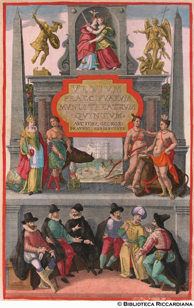 Title page from Urbium Praecipuarum Mundi