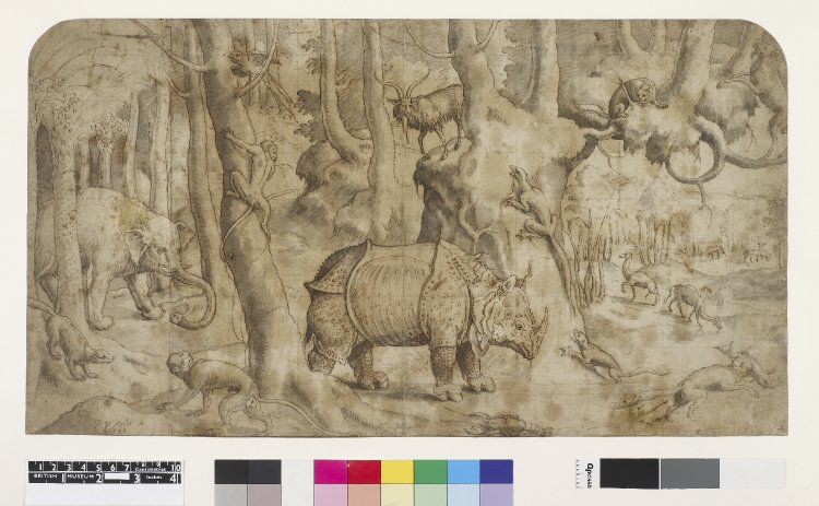 Cartoon for Flemish tapestry