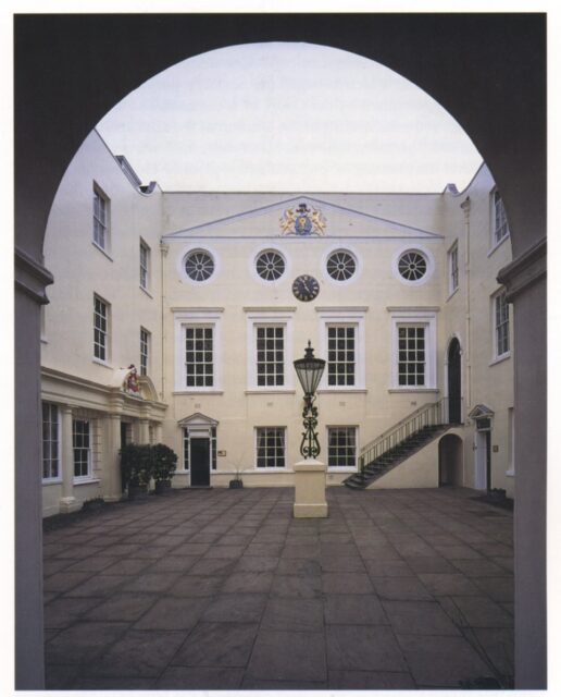 Inner courtyard of Apothecarian Society
