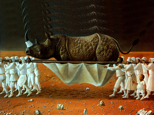 “Rinoceronte” by Stanislao Lepri