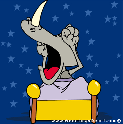 The hopeless rhinoceros