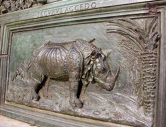 Pisa Baptistry door panel-1602