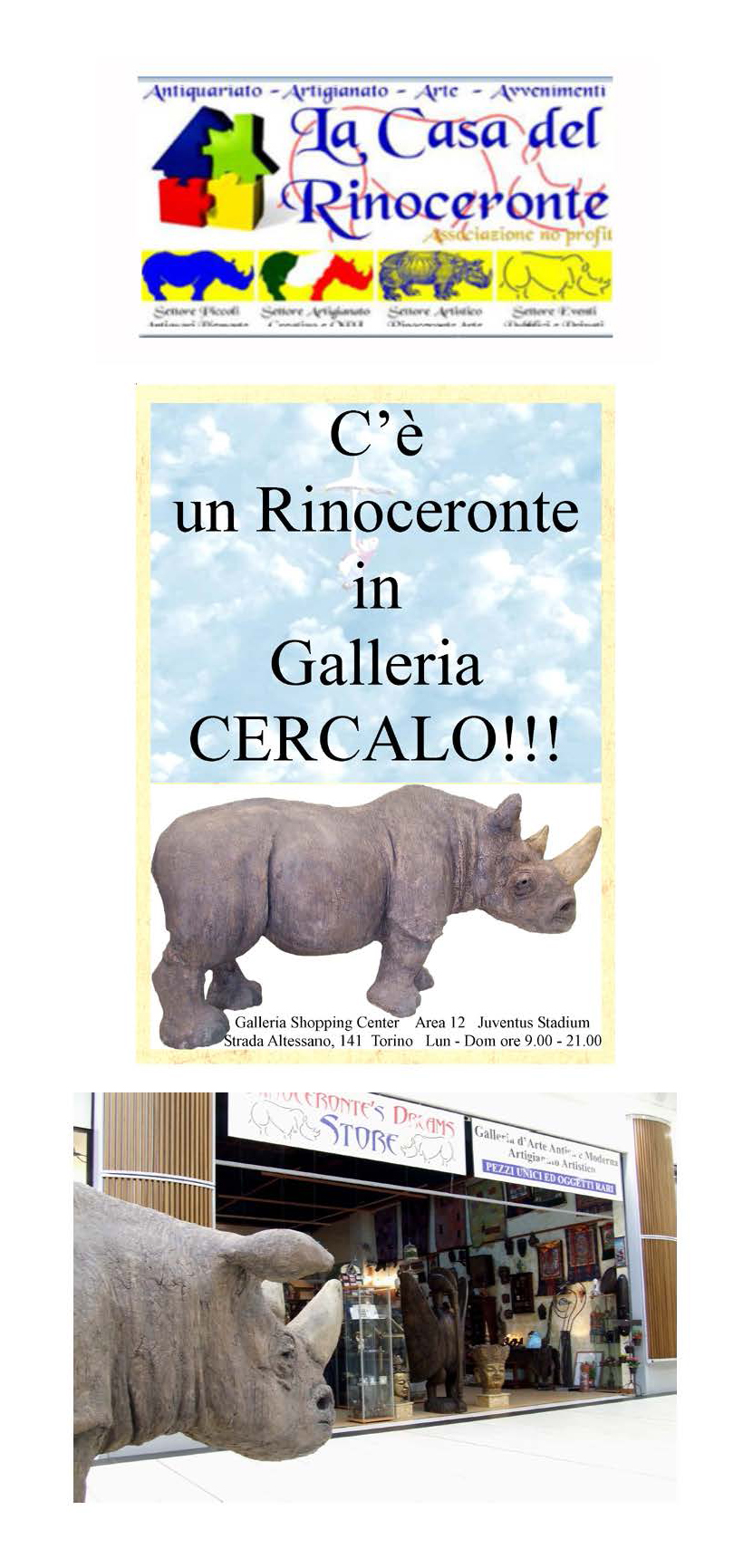 Associazione “La Casa del Rinoceronte”, Torino