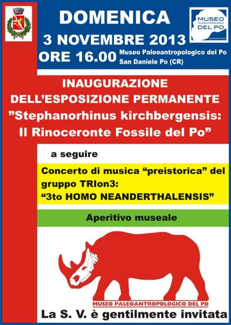 Stephanorhinus kirchbergensis: il rinoceronte fossile del Po