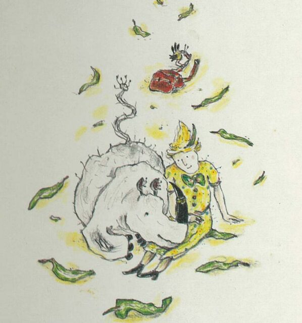 Dame en Neushoorn 1990