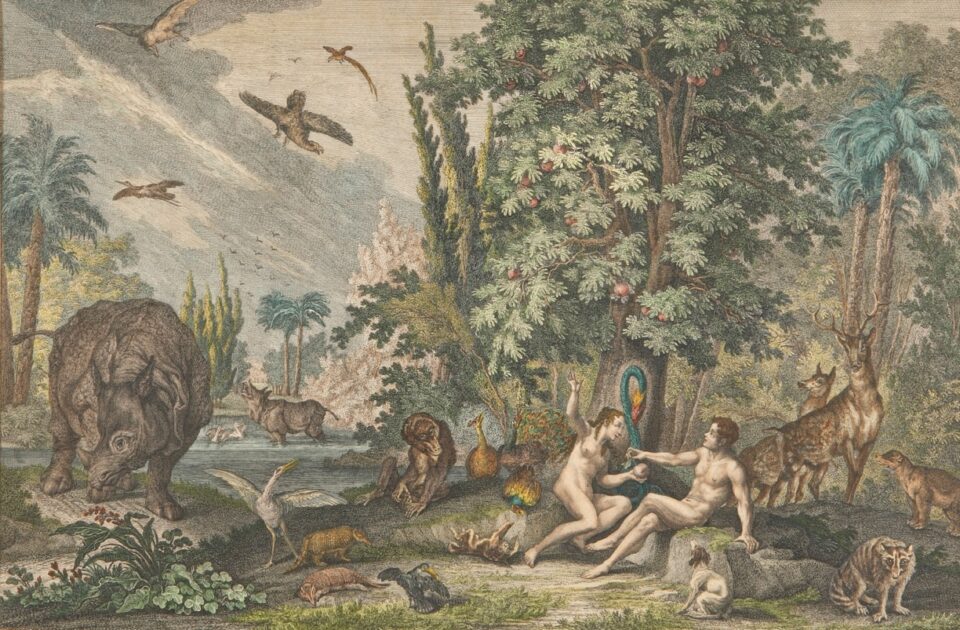 J.E. Ridinger Paradise scene