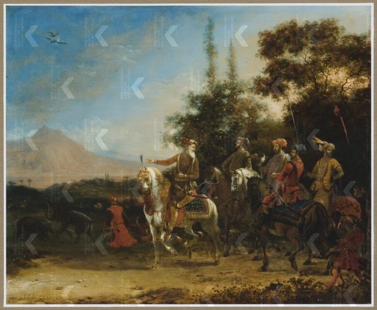 Shah Jahan hunting 1670