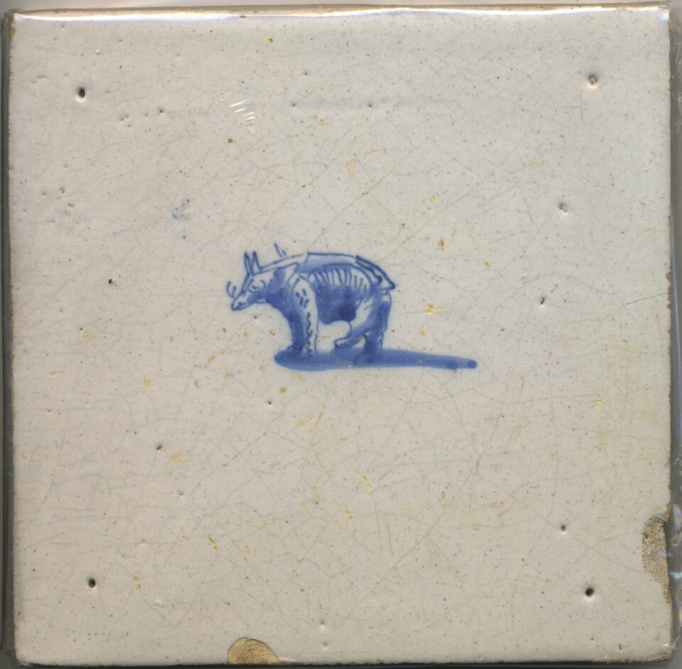 late 17th c. Delf Tile