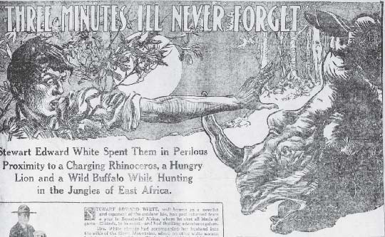 Attacked by black rhino