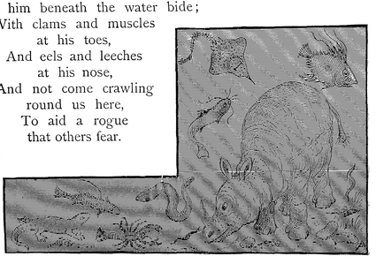 Lion and rhinoceros 02