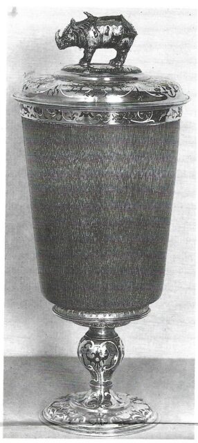 Goblet of rhinoceros horn