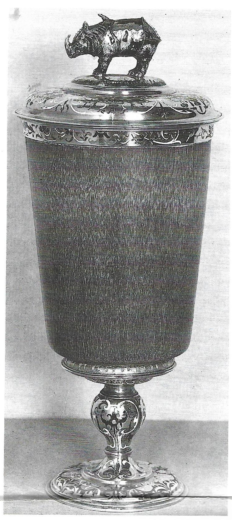 Goblet of rhinoceros horn