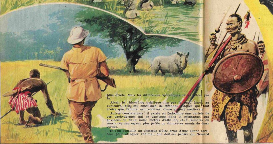 Spirou 1956 Maasai Land