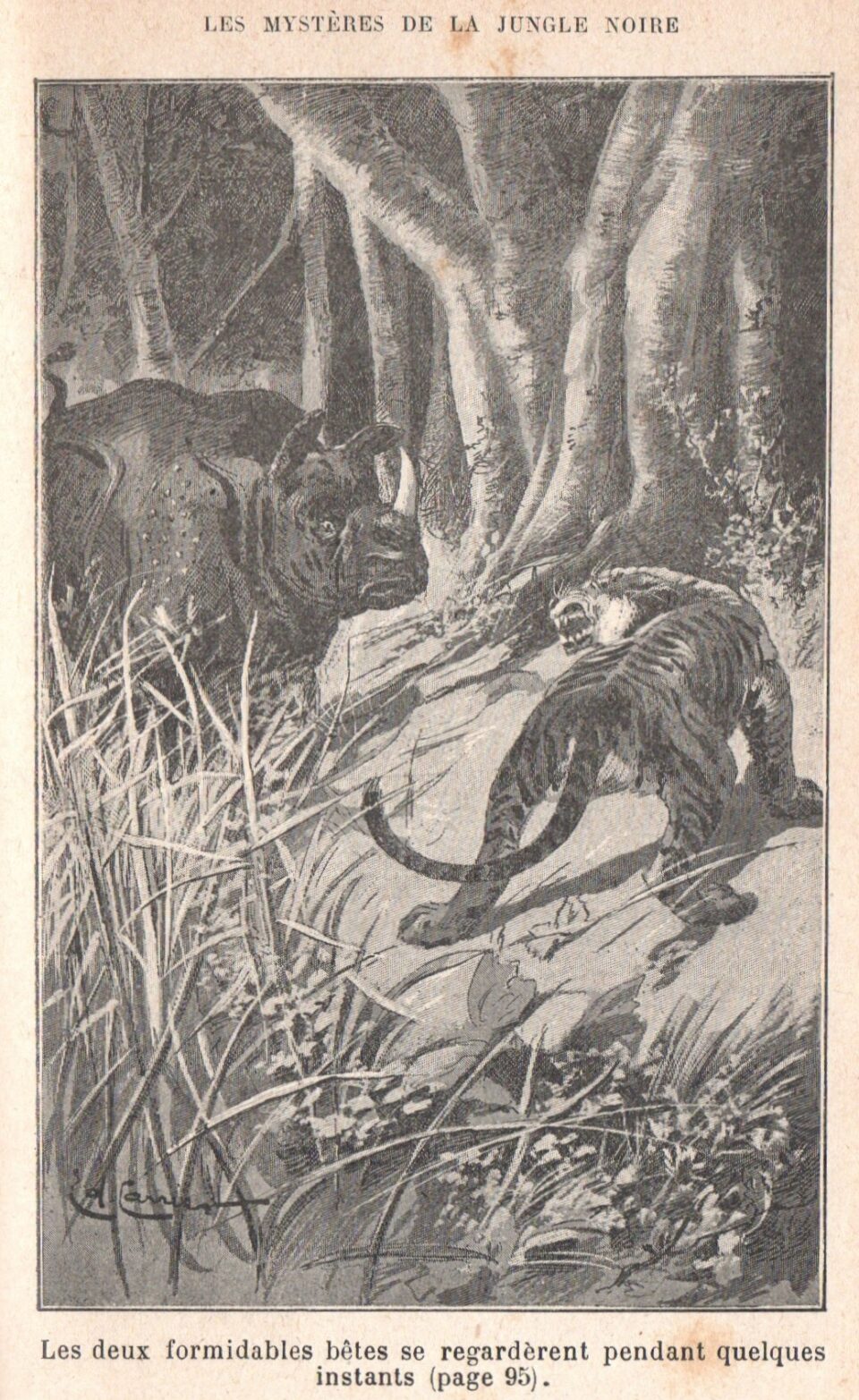 Les mystères de la Jungle Noire, Paris, Montgredien § C., 1899 AA