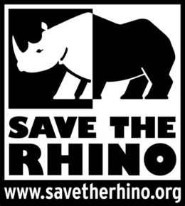 Save the rhino logo