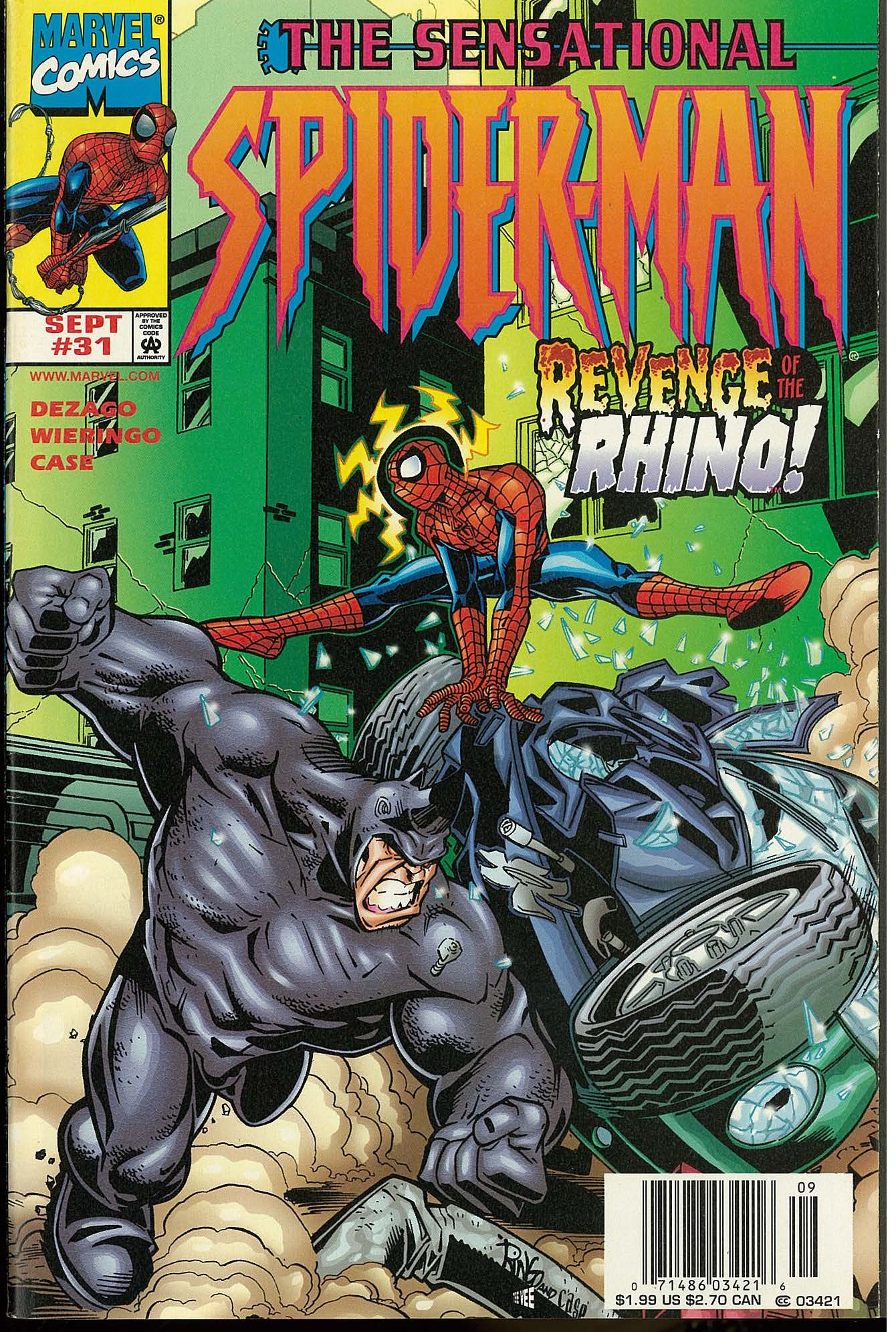 Spiderman vs Rhino