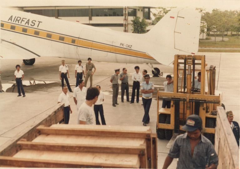 Rhino capture in Sumatra 1984-1993