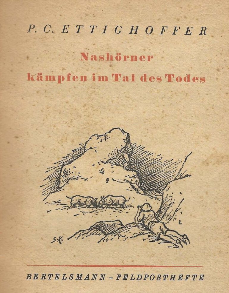 Fighting rhinos in Death Valley