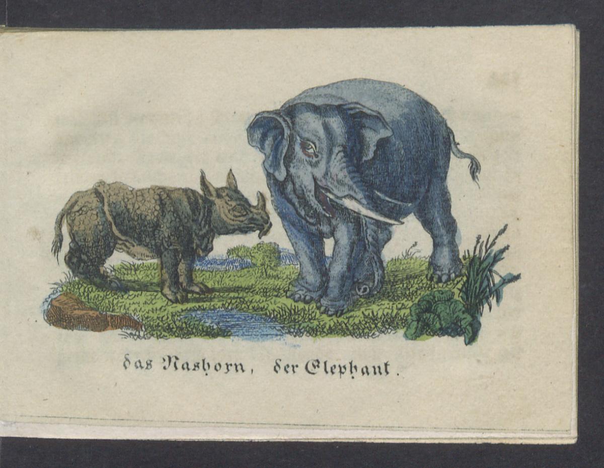 Kleine Menagerie 1836