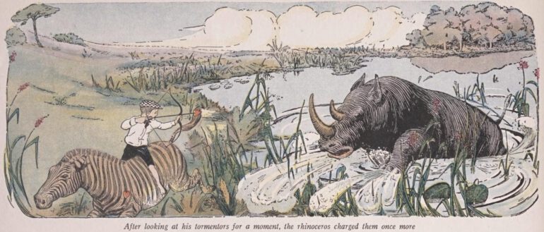 Jack Jingling and rhino 54