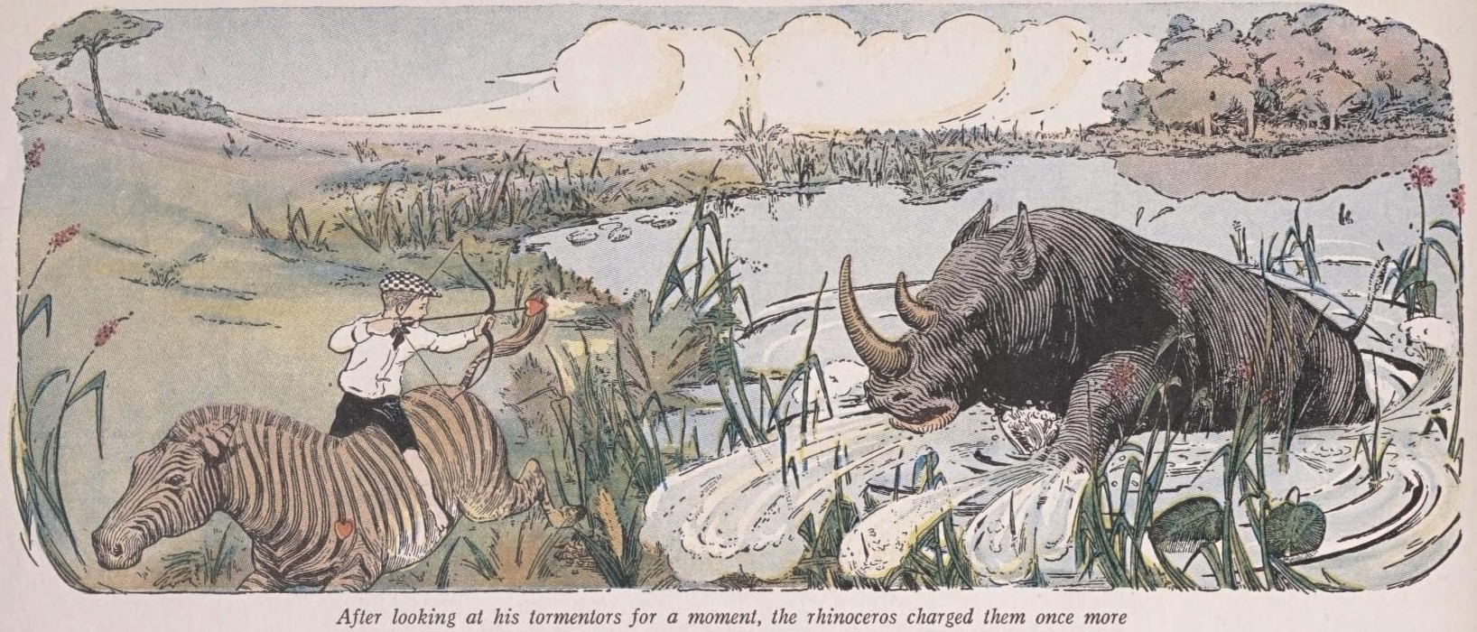 Jack Jingling and rhino 54