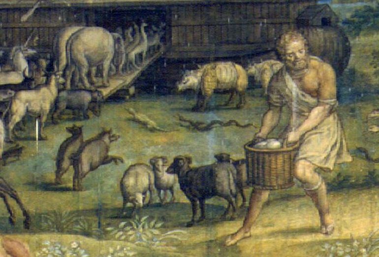 Rhinos in Ark of Noah