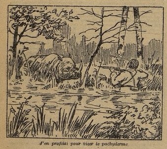 Bruyere shoots a rhino