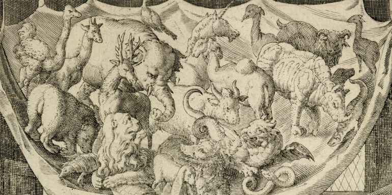 Detail of unclean beasts 1590