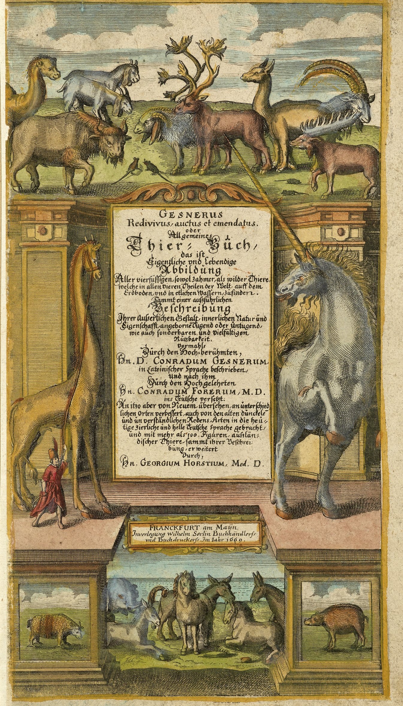 Gessner 1669 Thierbuch