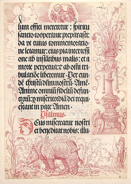 Page from Maximilian’s Prayer Book