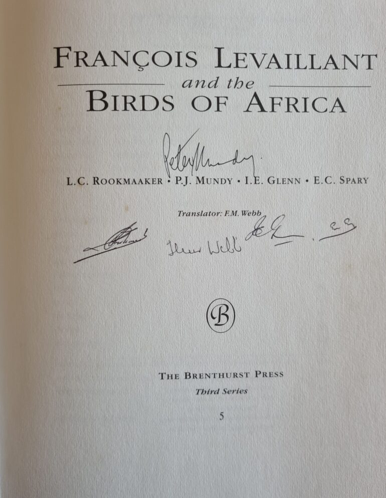 Rookmaaker 2004 Levaillant title page