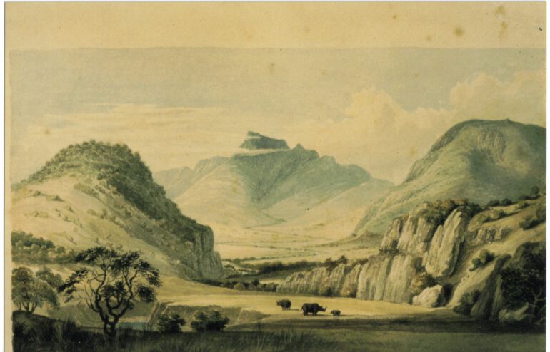 Scenery of Kashan Mountains