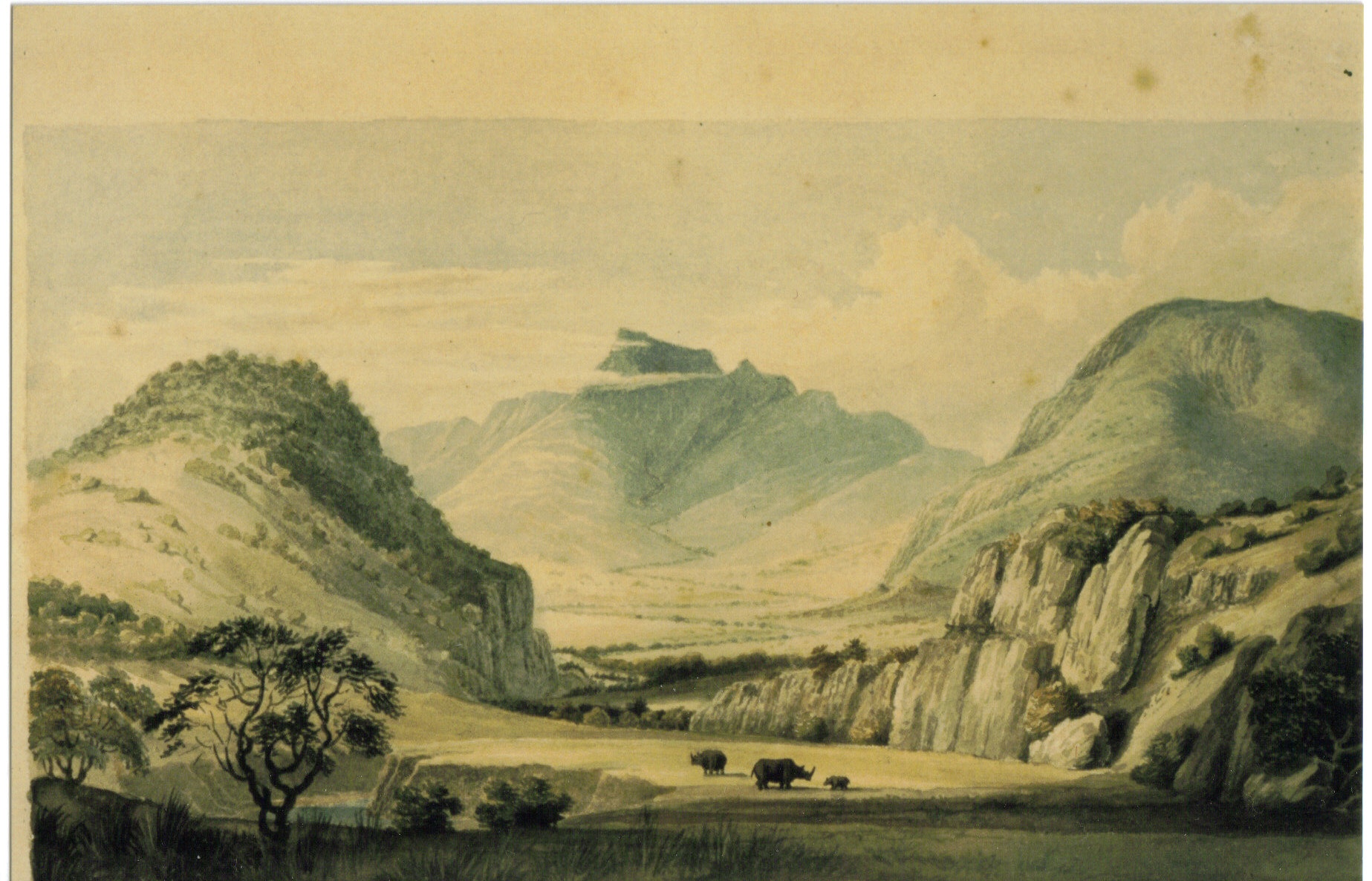 Scenery of Kashan Mountains