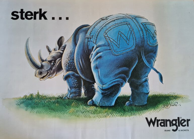 Wrangler 1970 advert