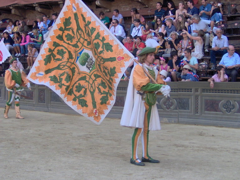 Siena Contrada della Selva Flag