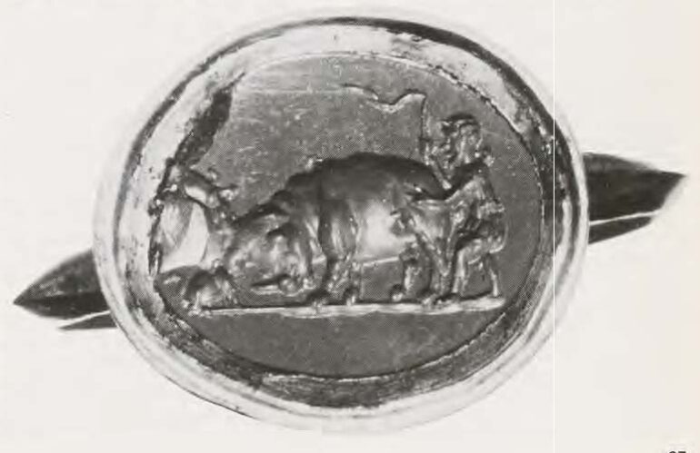 Roman cameo