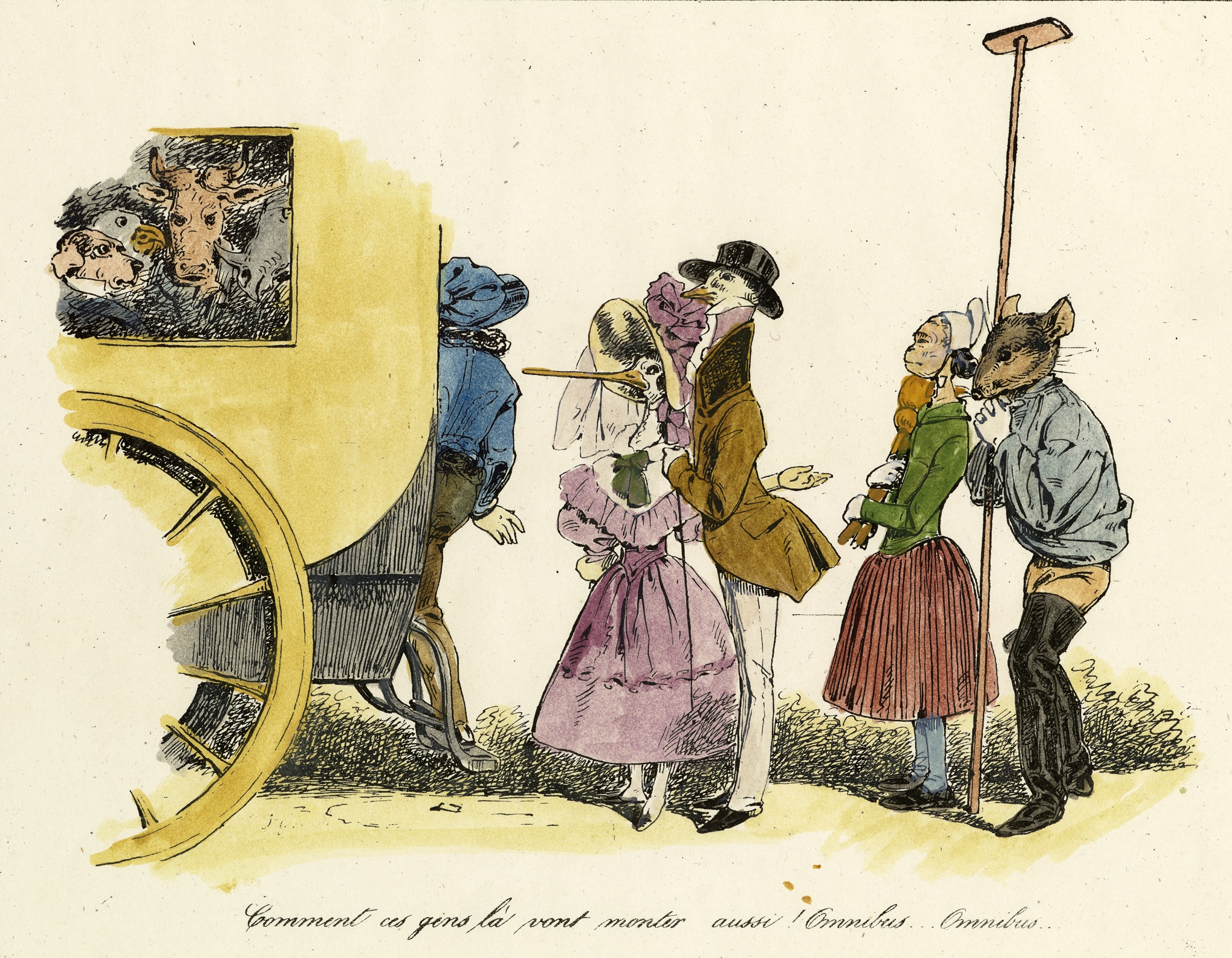 Grandville 1836 Omnibus