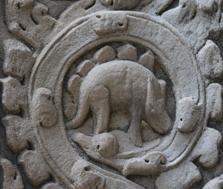 The rhinoceros of Ta Prohm (Siem Reap, Cambodia)